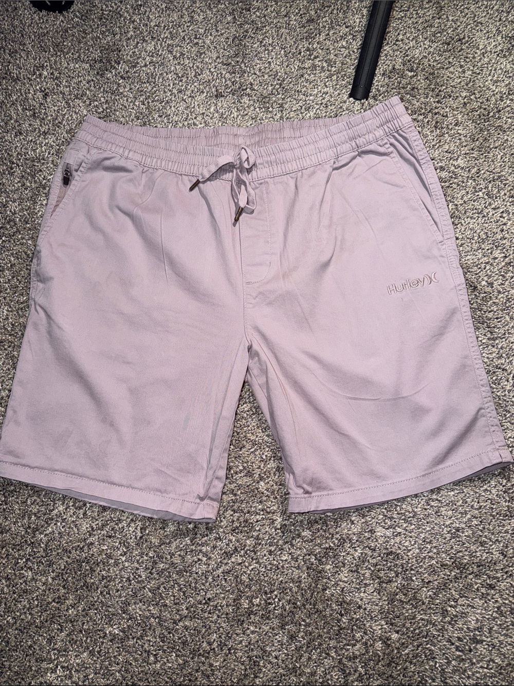 Hurley Men’s Drawstring shorts in size XL (Light Purple) like new